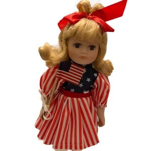 Royalton Collection Porcelain Doll Spirit of America Collection Samantha 10"